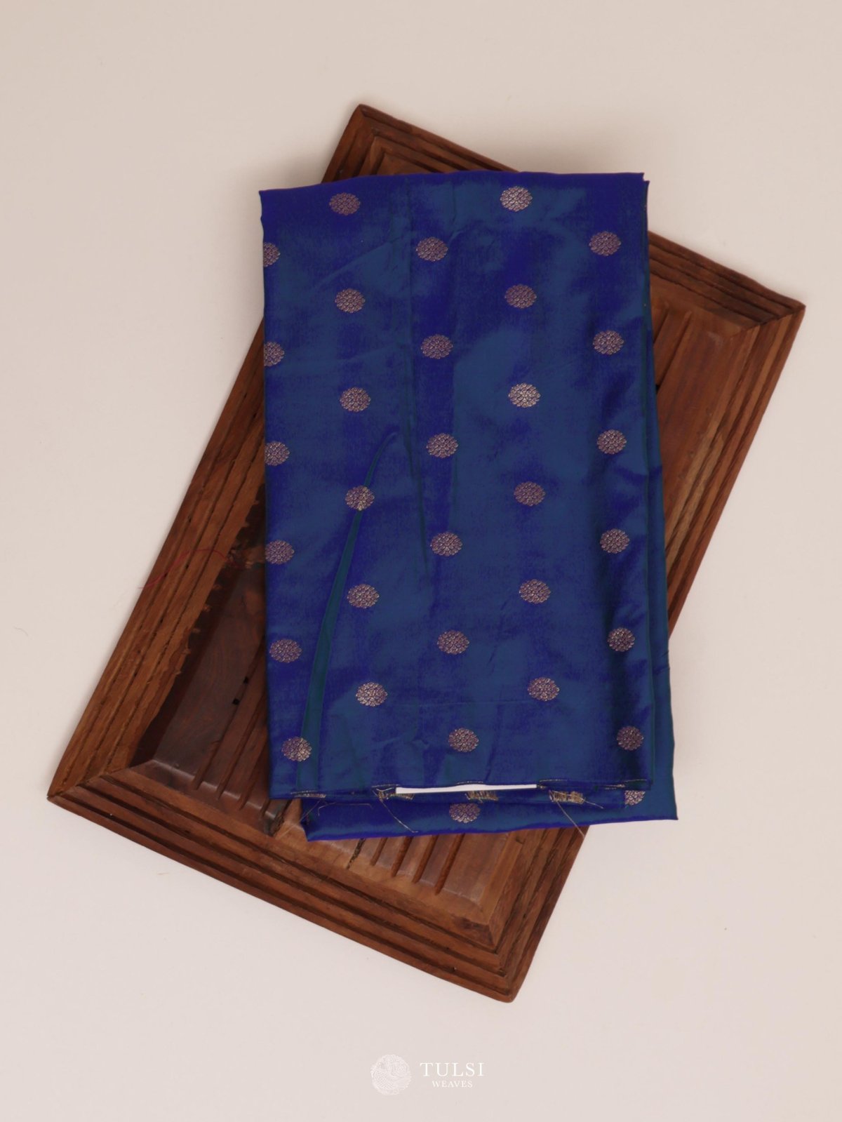 Peacock Blue Kanjeevaram Silk Blouse 