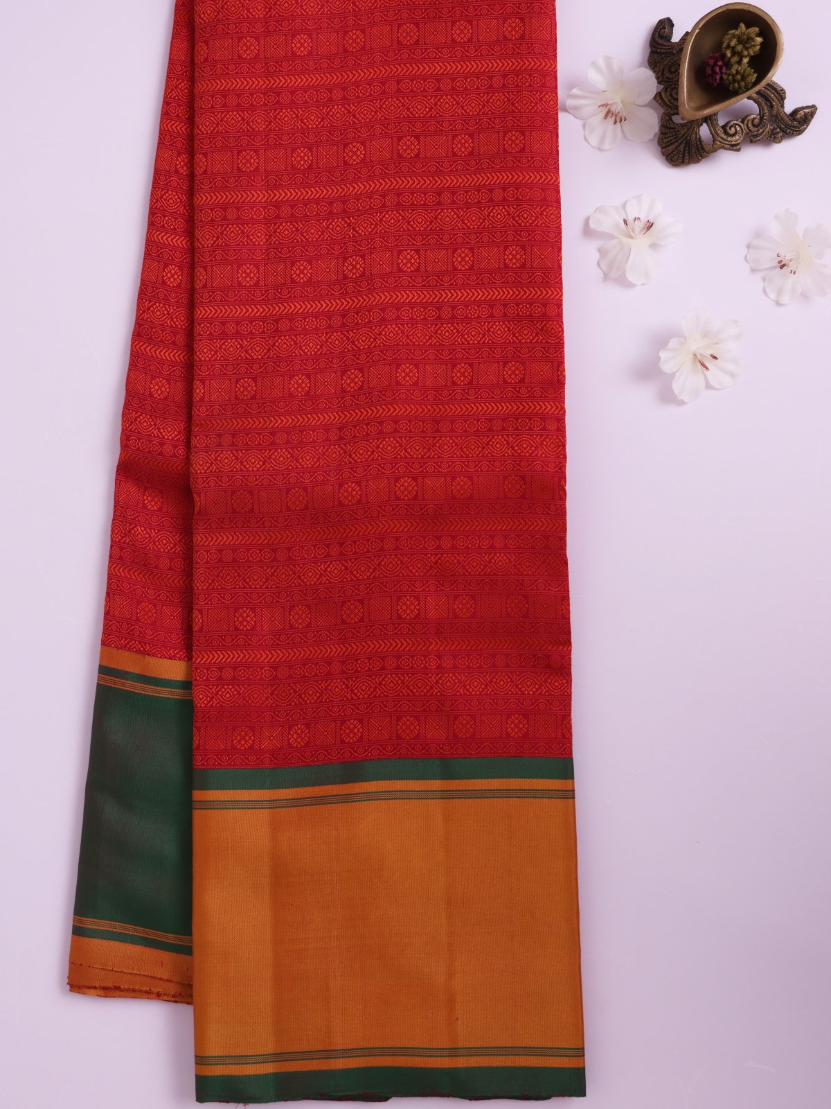 Maroon Kanjeevaram Silk Saree 