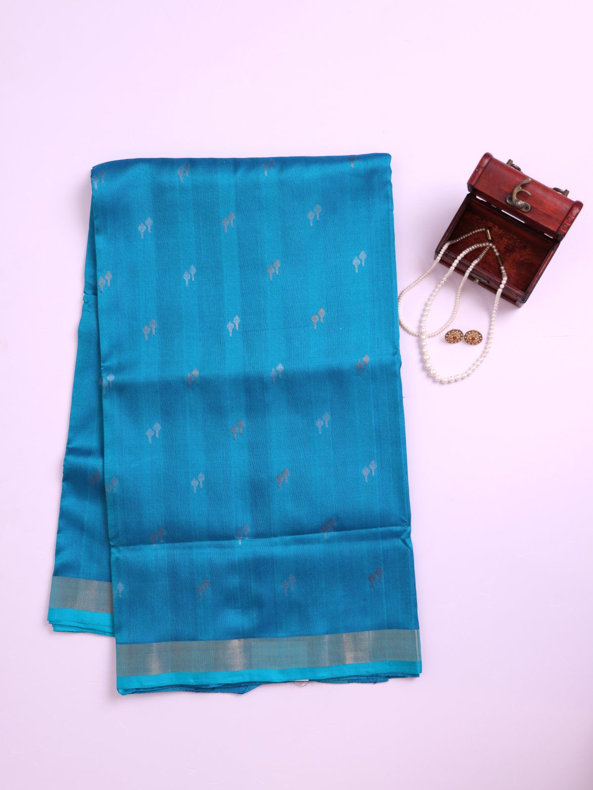Anandha Blue Uppada Silk Saree