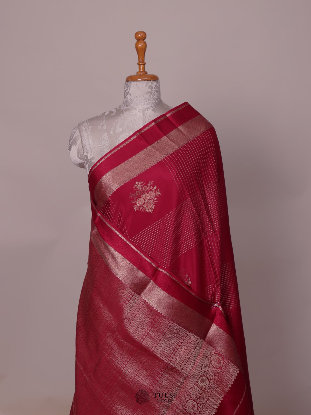 Pink Mysore Silk Saree