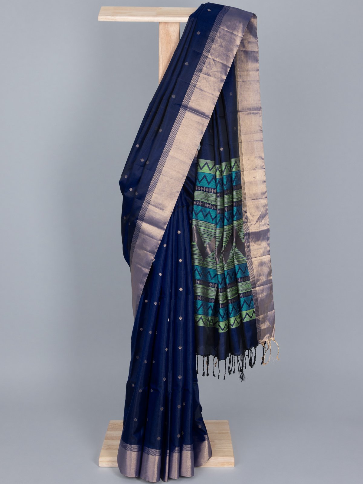 Blue Soft Silk Saree 