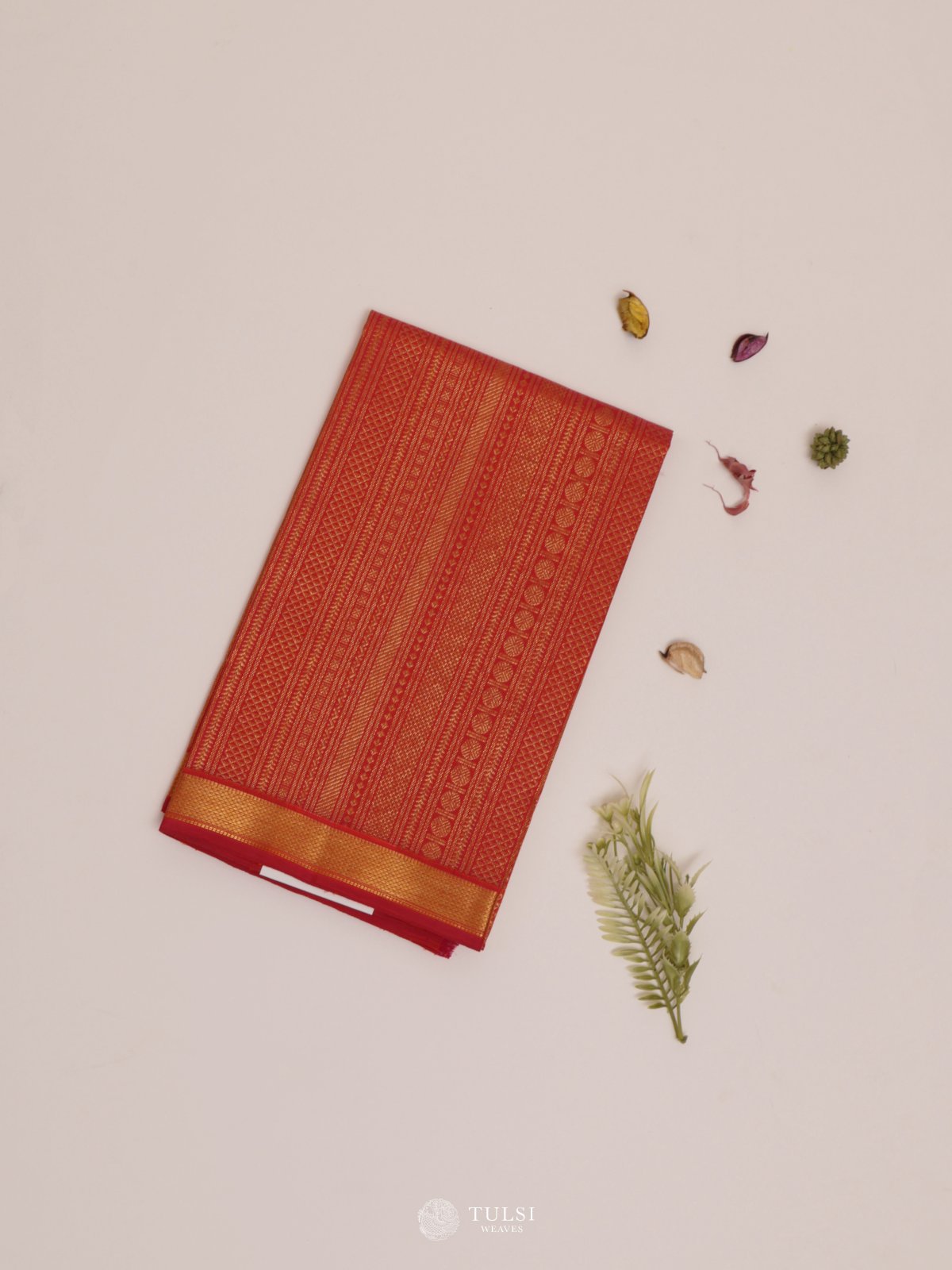 Red Kanjeevaram Silk Brocade Blouse