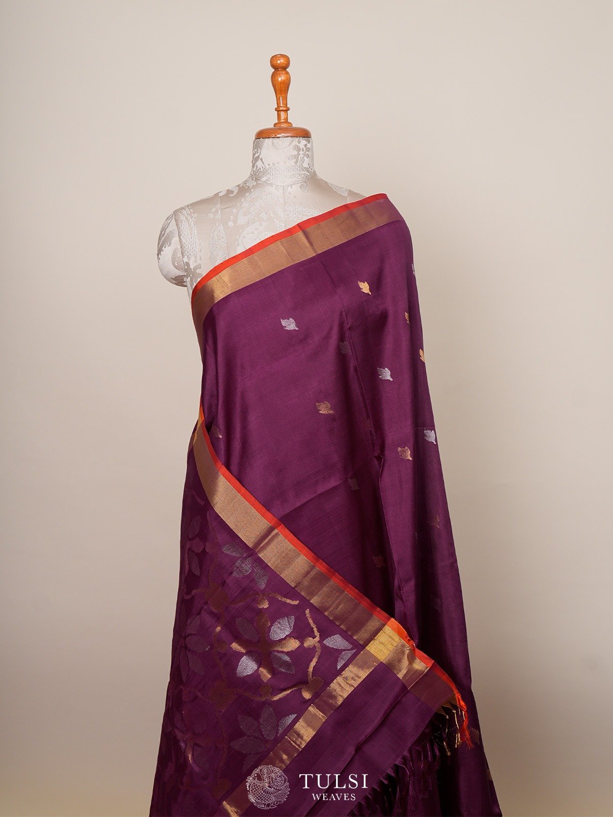 Purple Uppada Silk Saree
