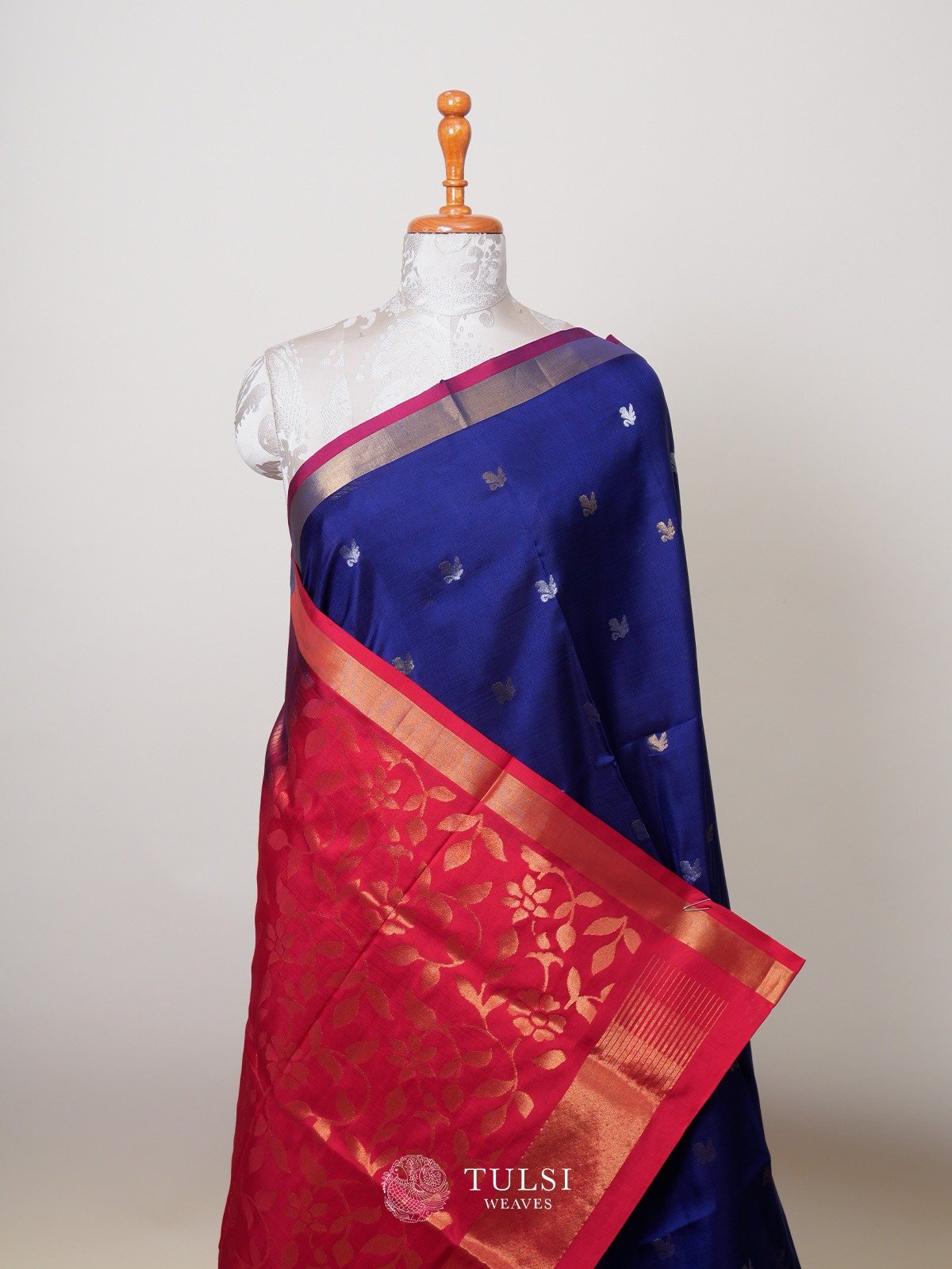 Blue Uppada silk saree