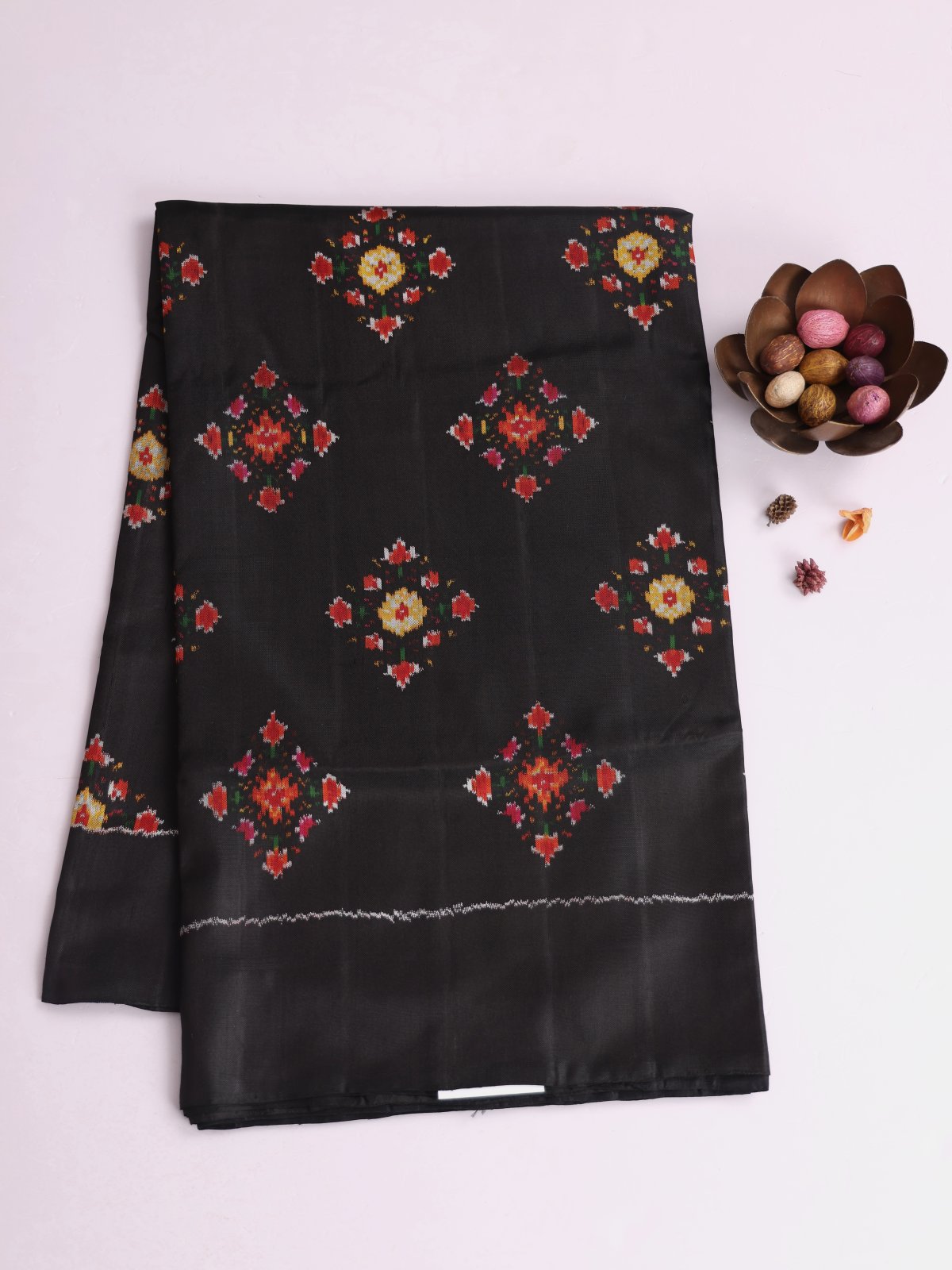 Black Patola Silk Saree
