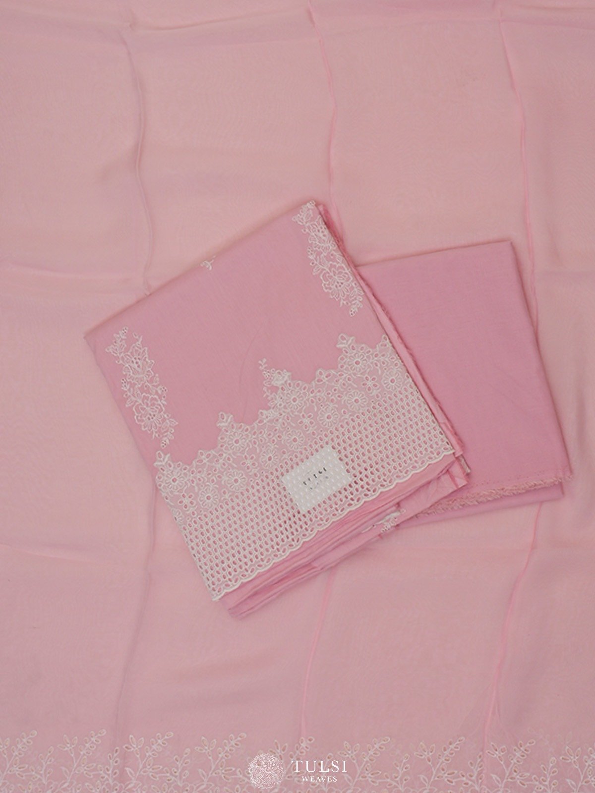 Baby Pink Soft Cotton Salwar Material