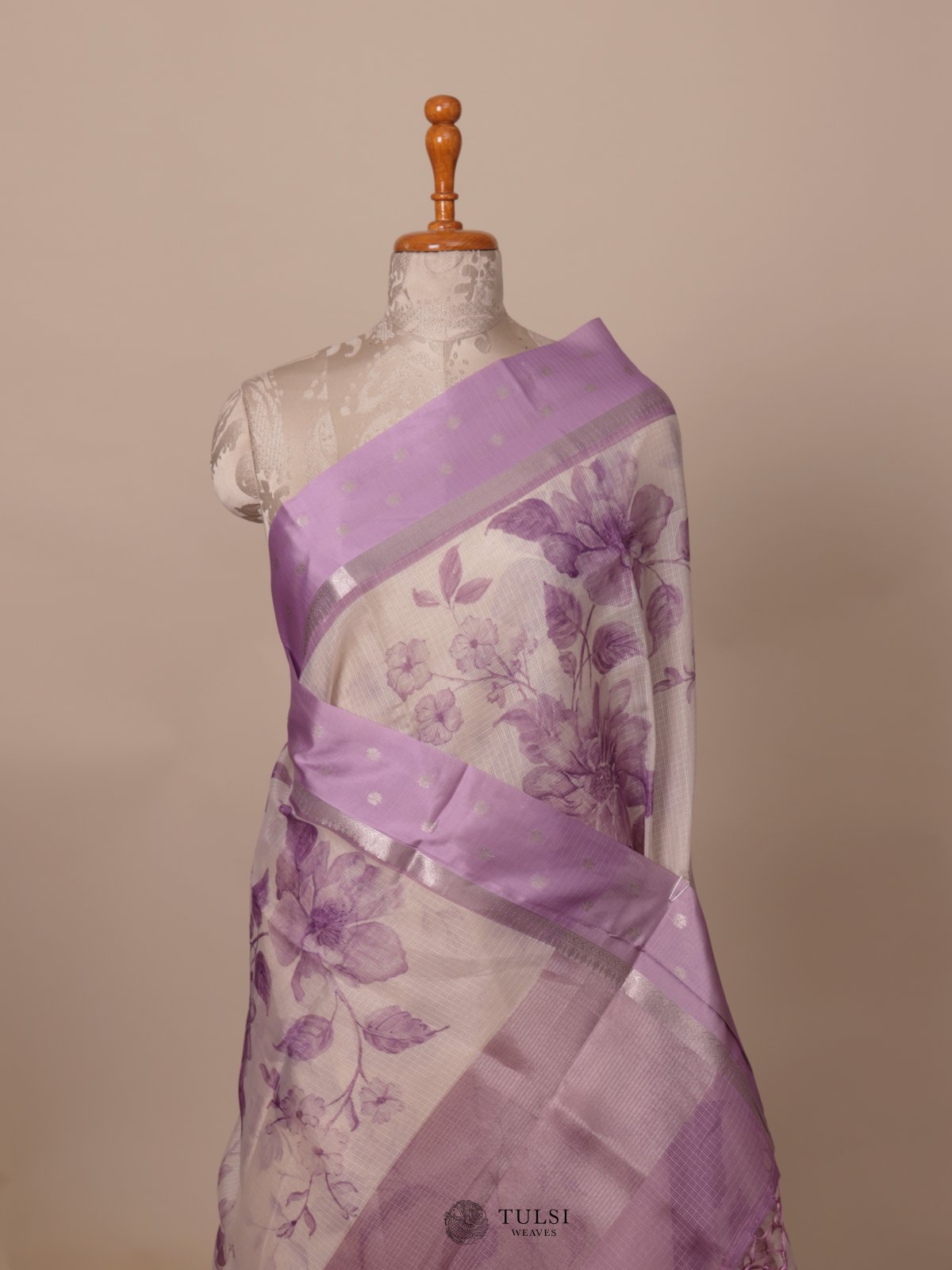 Off White Semi Kota Saree