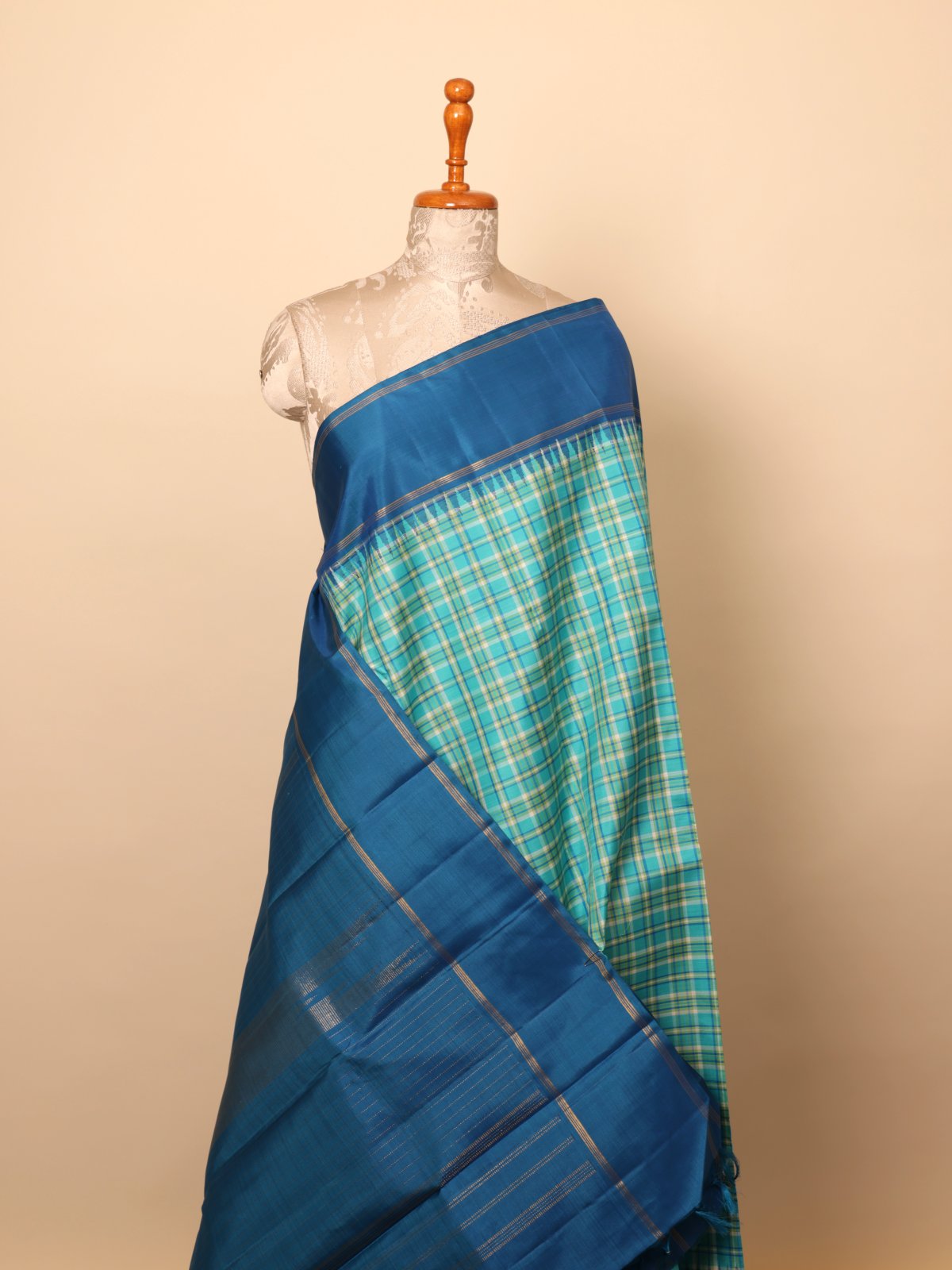 Multi Color Kanjeevaram Silk Saree