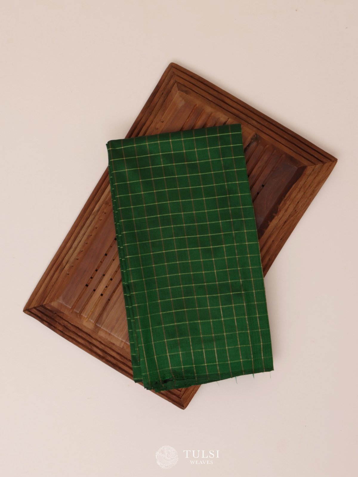 Dark Green Kanjeevaram Silk Blouse