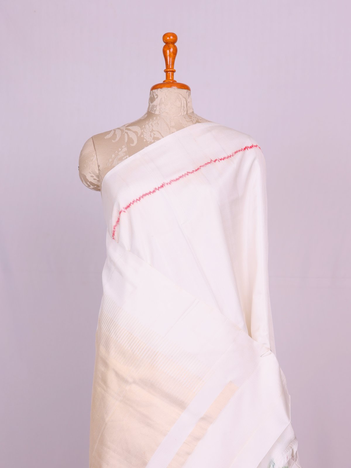 White Patola Silk Saree
