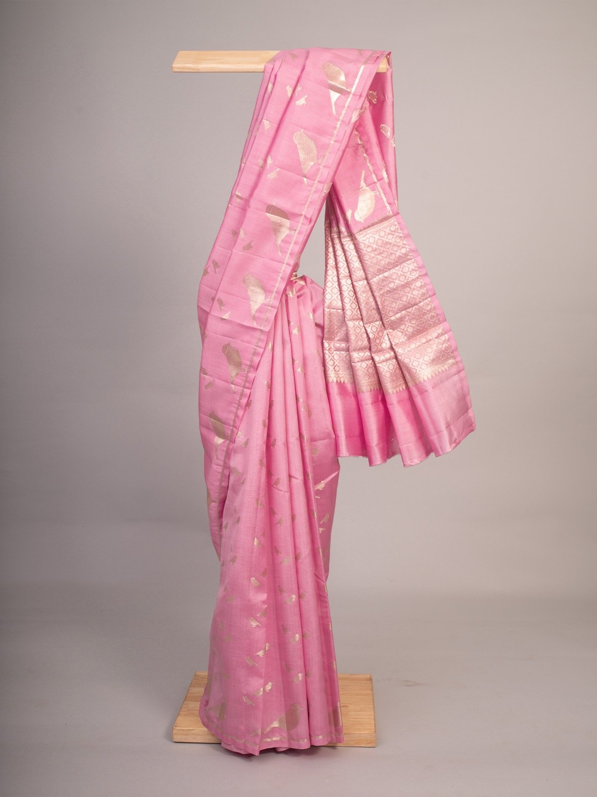 Light Pink Chaniya silk saree 