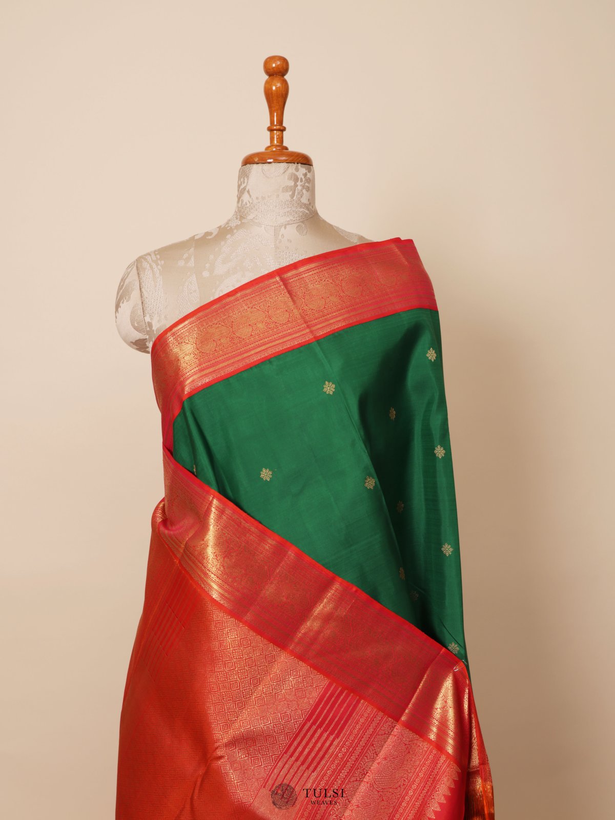 Green Kanjeevaram Silk Saree